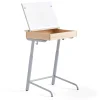 Pulpetti AXIOM Ääntä vaimentava linoleumi, hopeanharmaa/beige