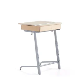 Pulpetti AXIOM Ääntä vaimentava linoleumi, hopeanharmaa/beige