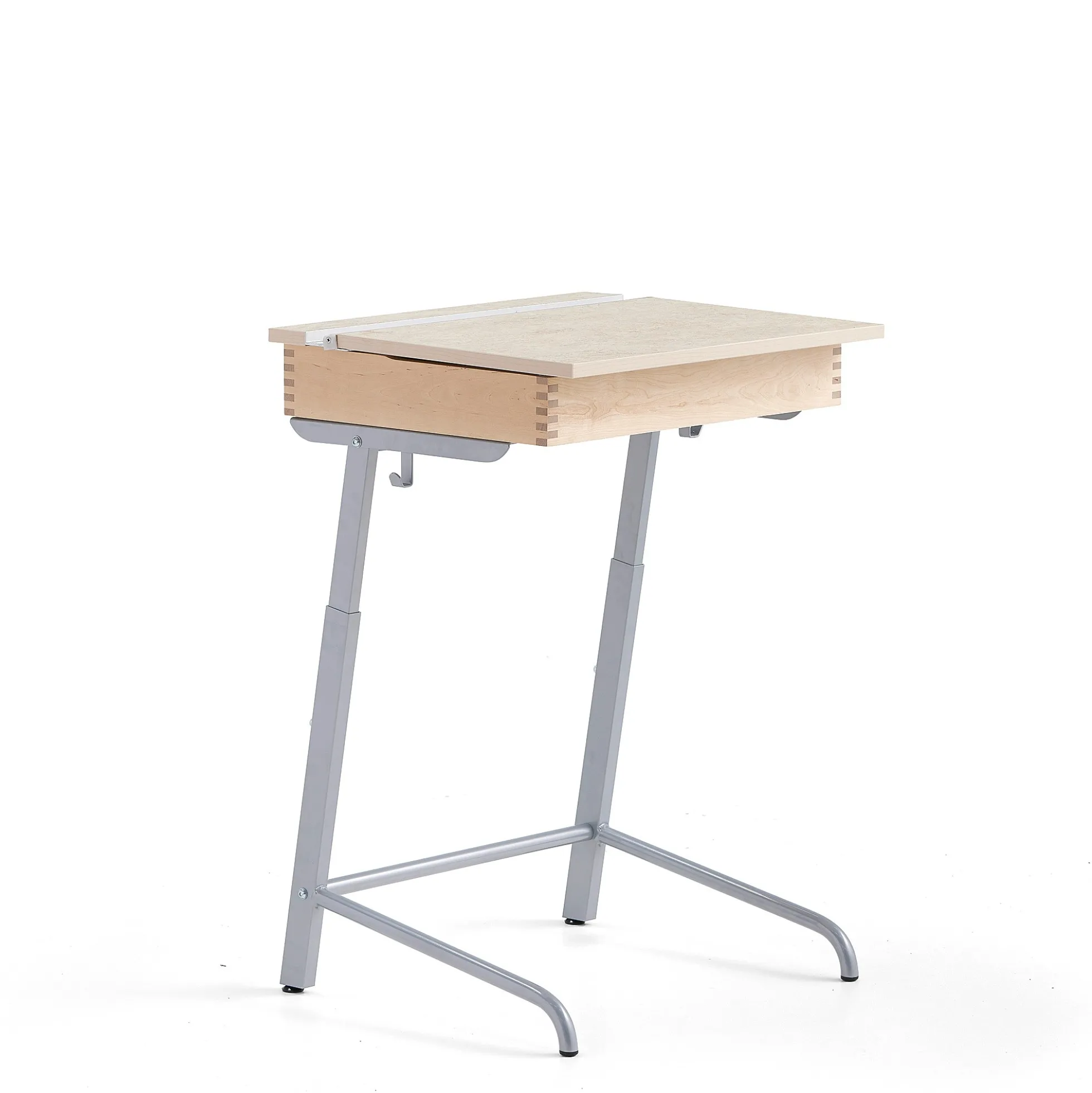 Pulpetti AXIOM Ääntä vaimentava linoleumi, hopeanharmaa/beige