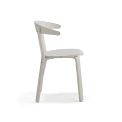 Puutuoli LINUS Istuinkorkeus: 450 mm, valkoinen vaneri