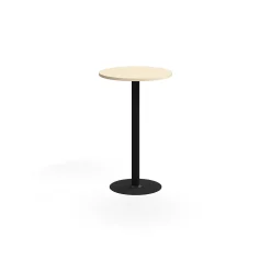 Pyöreä baaripöytä VERTICUS Ø700x1100 mm, koivu/musta