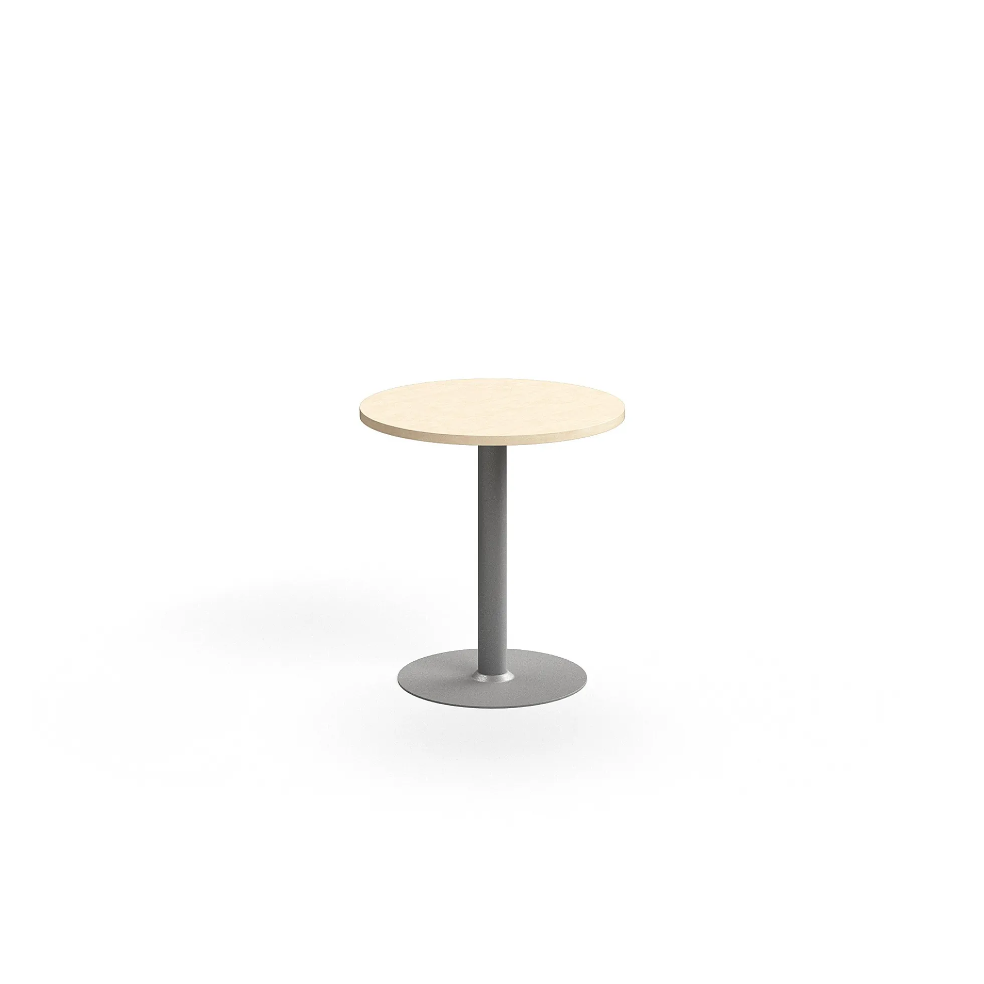Pyöreä pöytä VERTICUS Ø700x720 mm, koivu/hopea