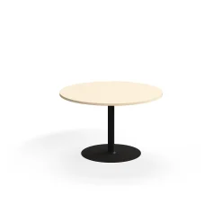 Pyöreä pöytä VERTICUS Ø1200x720 mm, koivu/musta