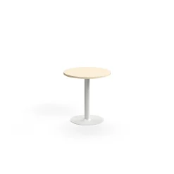 Pyöreä pöytä VERTICUS Ø700x720 mm, koivu/valkoinen