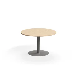 Pyöreä pöytä VERTICUS Ø1200x720 mm, tammi/hopea