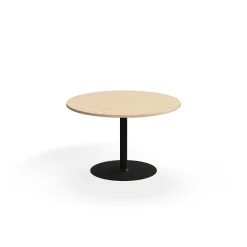 Pyöreä pöytä VERTICUS Ø1200x720 mm, tammi/musta