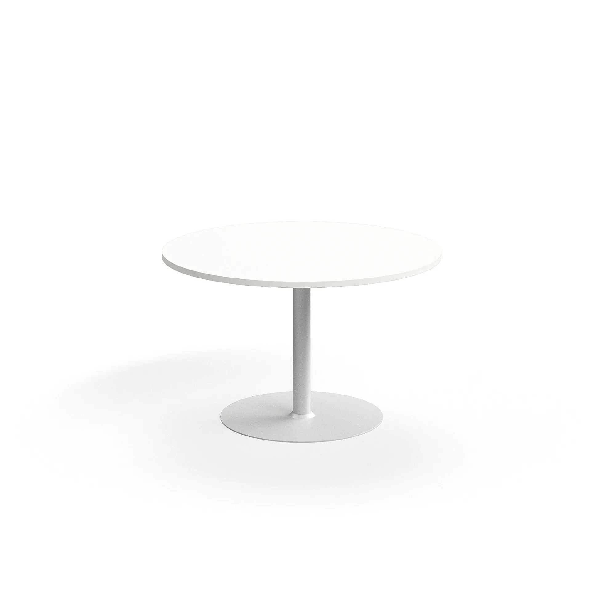 Pyöreä pöytä VERTICUS Ø1200x720 mm, valkoinen