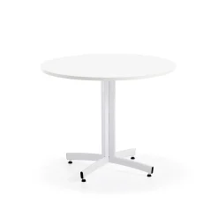 Pyöreä ruokapöytä SANNA Ø900x720 mm, valkoinen