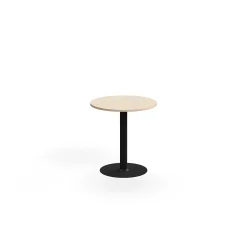 Pöytä ALVA Ø700x720 mm, korkeapainelaminaatti, musta/koivu