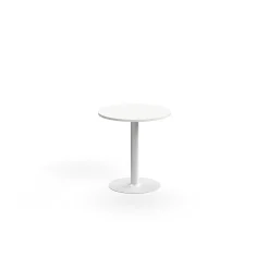 Pöytä ALVA Ø700x720 mm, korkeapainelaminaatti, valkoinen