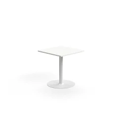 Pöytä ALVA 700x700x720 mm, korkeapainelaminaatti, valkoinen