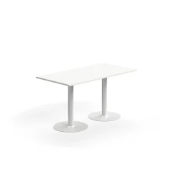 Pöytä ALVA 1400x700x720 mm, korkeapainelaminaatti, valkoinen