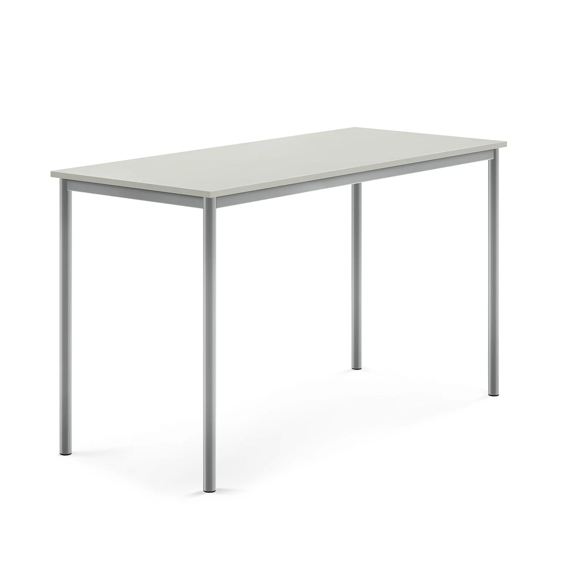 Pöytä BORÅS Korkeapainelaminaatti HPL, 1600x700x900 mm, harmaa, hopeanharmaa