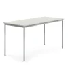Pöytä BORÅS Korkeapainelaminaatti HPL, 1800x800x900 mm, harmaa, hopeanharmaa
