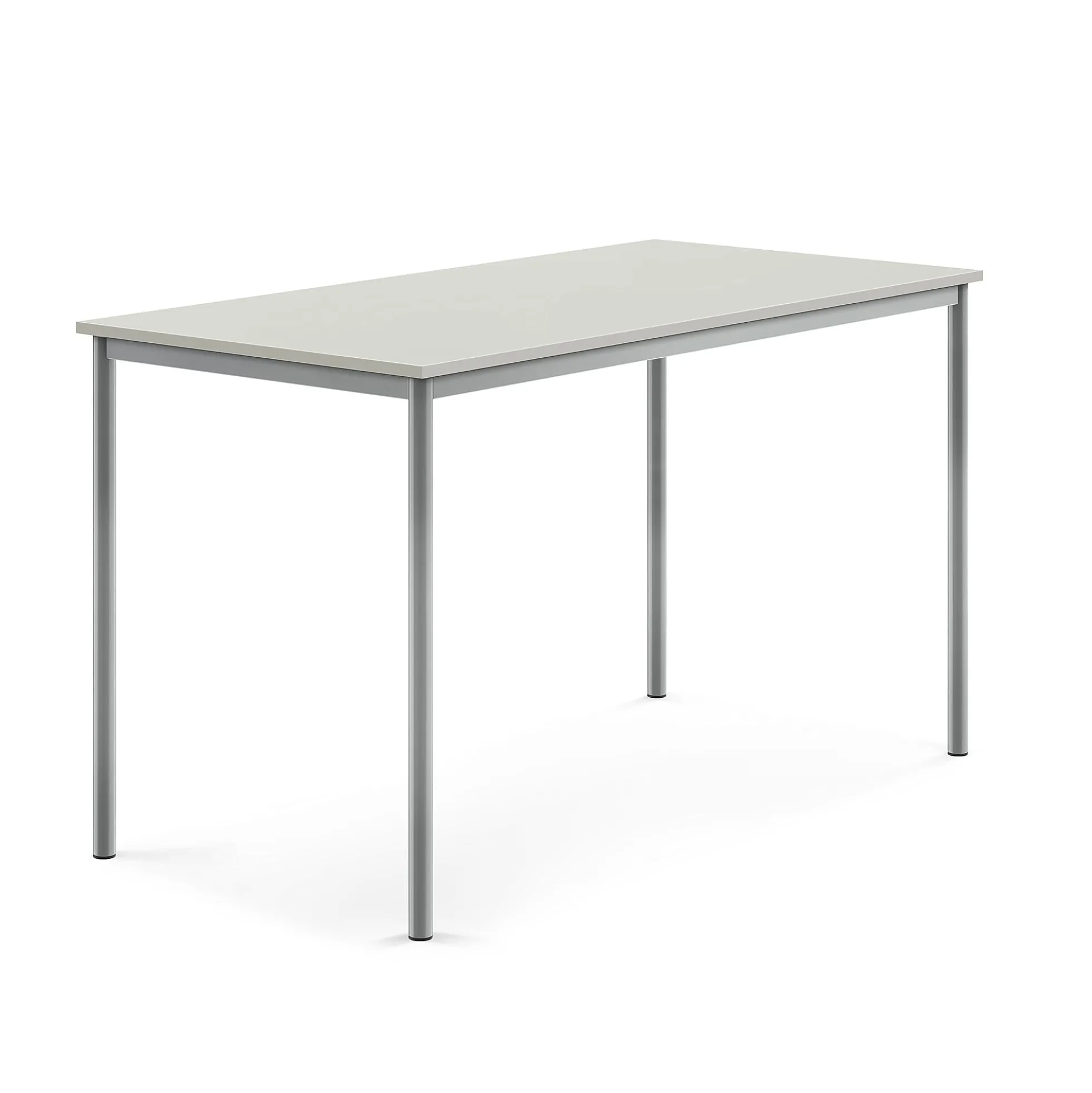 Pöytä BORÅS Korkeapainelaminaatti HPL, 1600x800x900 mm, harmaa, hopeanharmaa