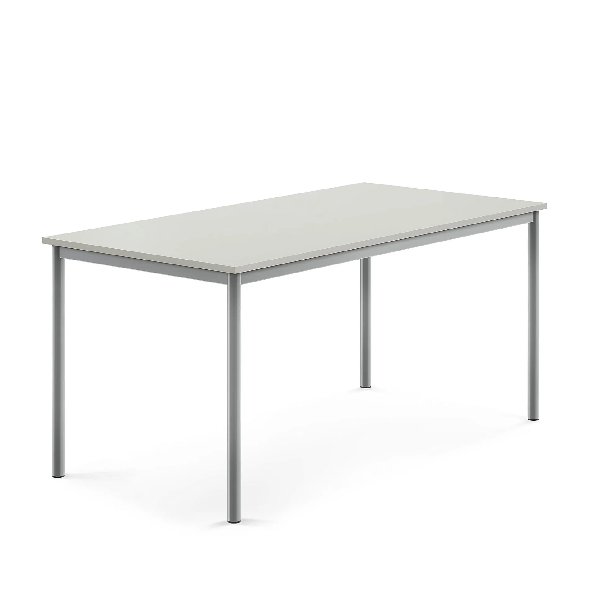 Pöytä BORÅS Korkeapainelaminaatti HPL, 1600x800x720 mm, harmaa, hopeanharmaa