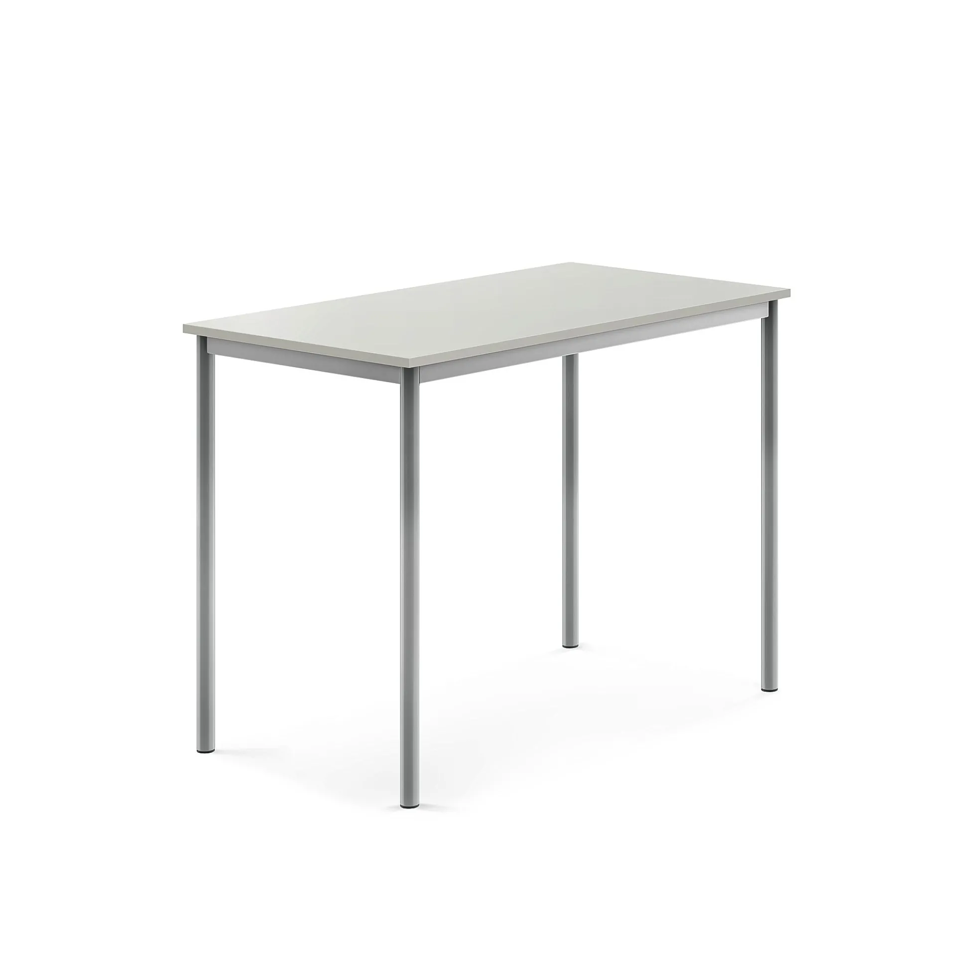 Pöytä BORÅS Korkeapainelaminaatti HPL, 1200x700x900 mm, harmaa, hopeanharmaa