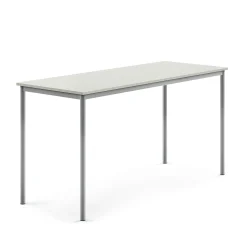 Pöytä BORÅS Korkeapainelaminaatti HPL, 1800x700x900 mm, harmaa, hopeanharmaa