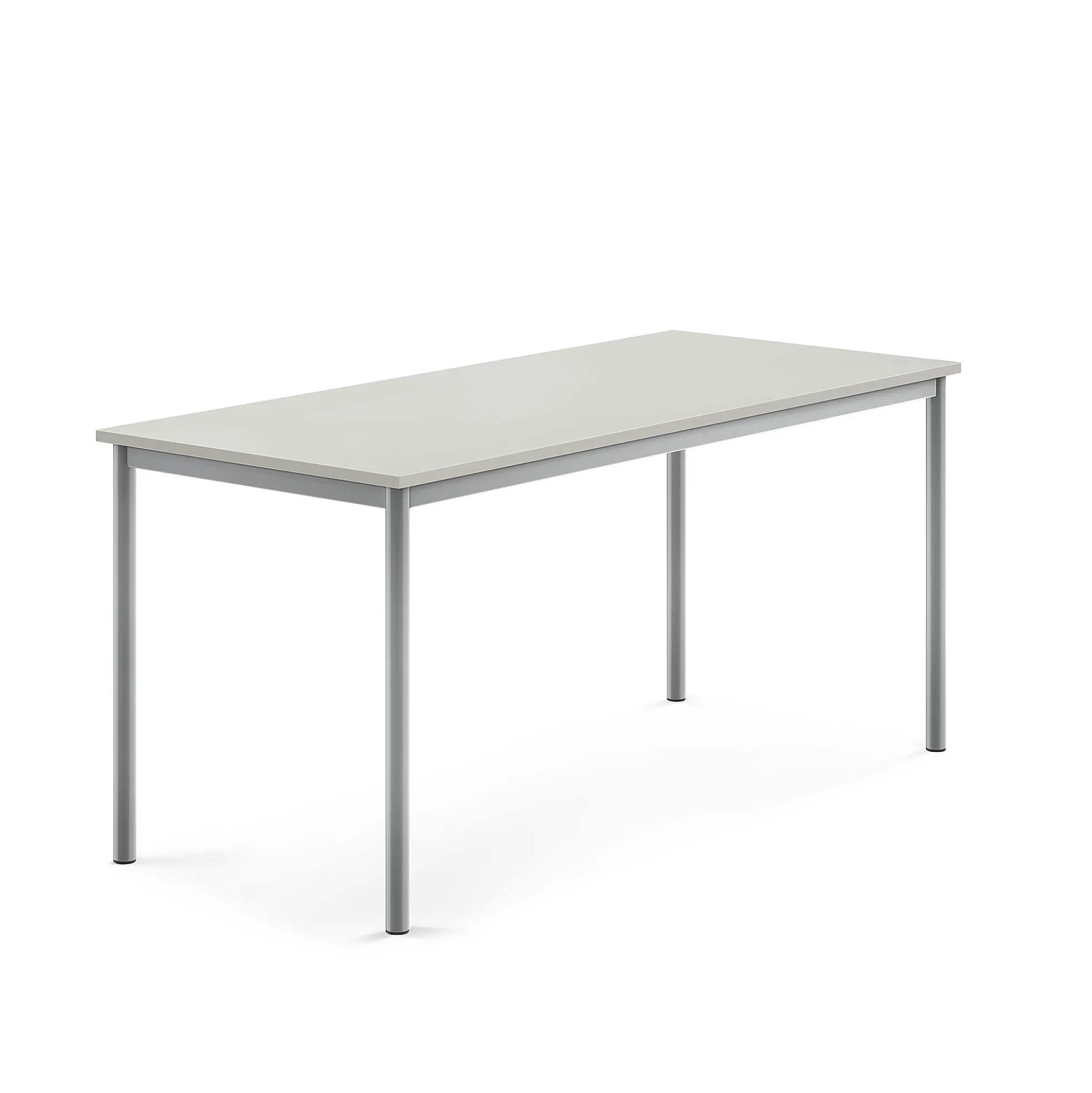 Pöytä BORÅS Korkeapainelaminaatti HPL, 1600x700x720 mm, harmaa, hopeanharmaa