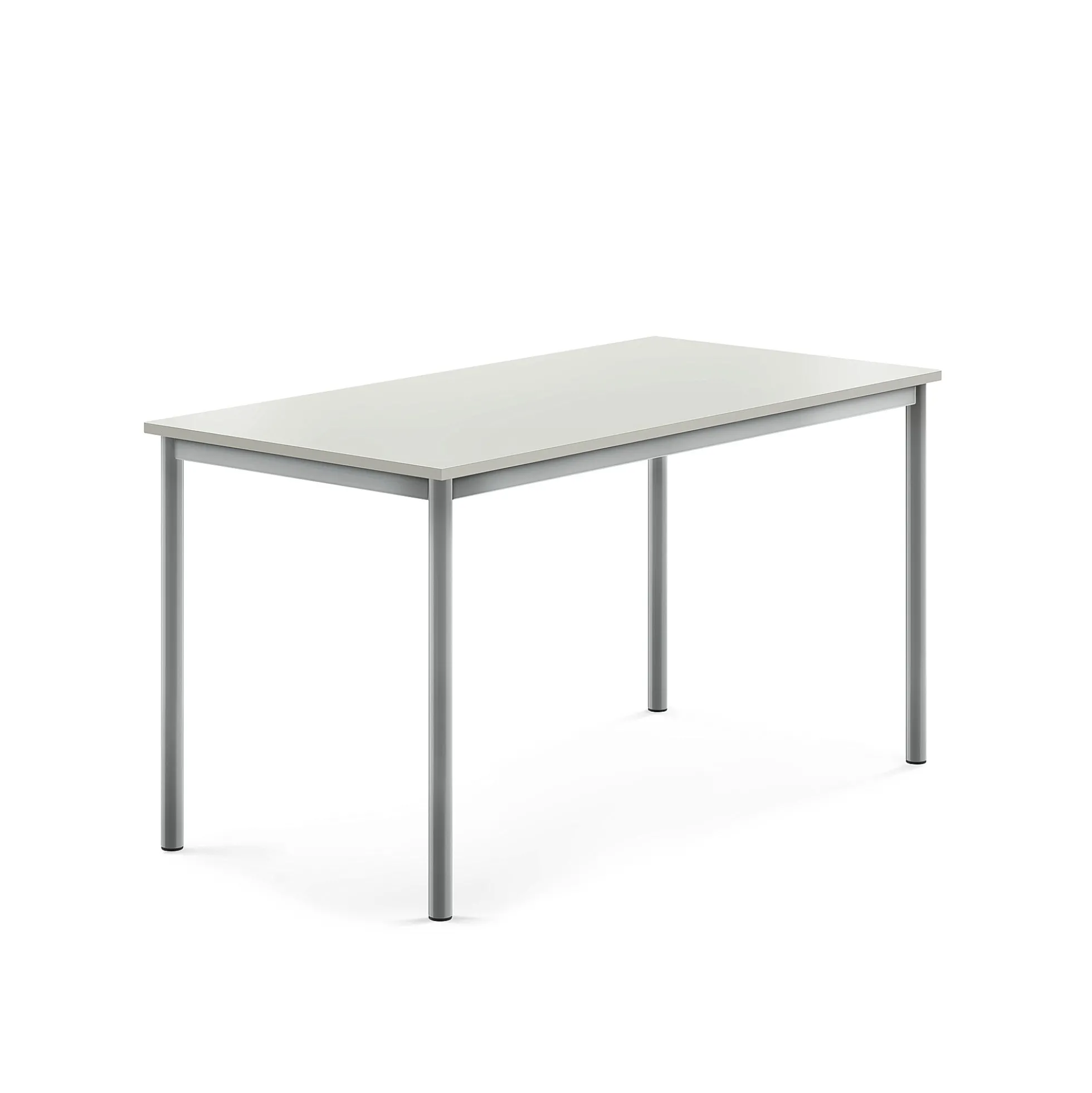 Pöytä BORÅS Korkeapainelaminaatti HPL, 1400x700x720 mm, harmaa, hopeanharmaa