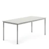 Pöytä BORÅS Korkeapainelaminaatti HPL, 1800x800x720 mm, harmaa, hopeanharmaa