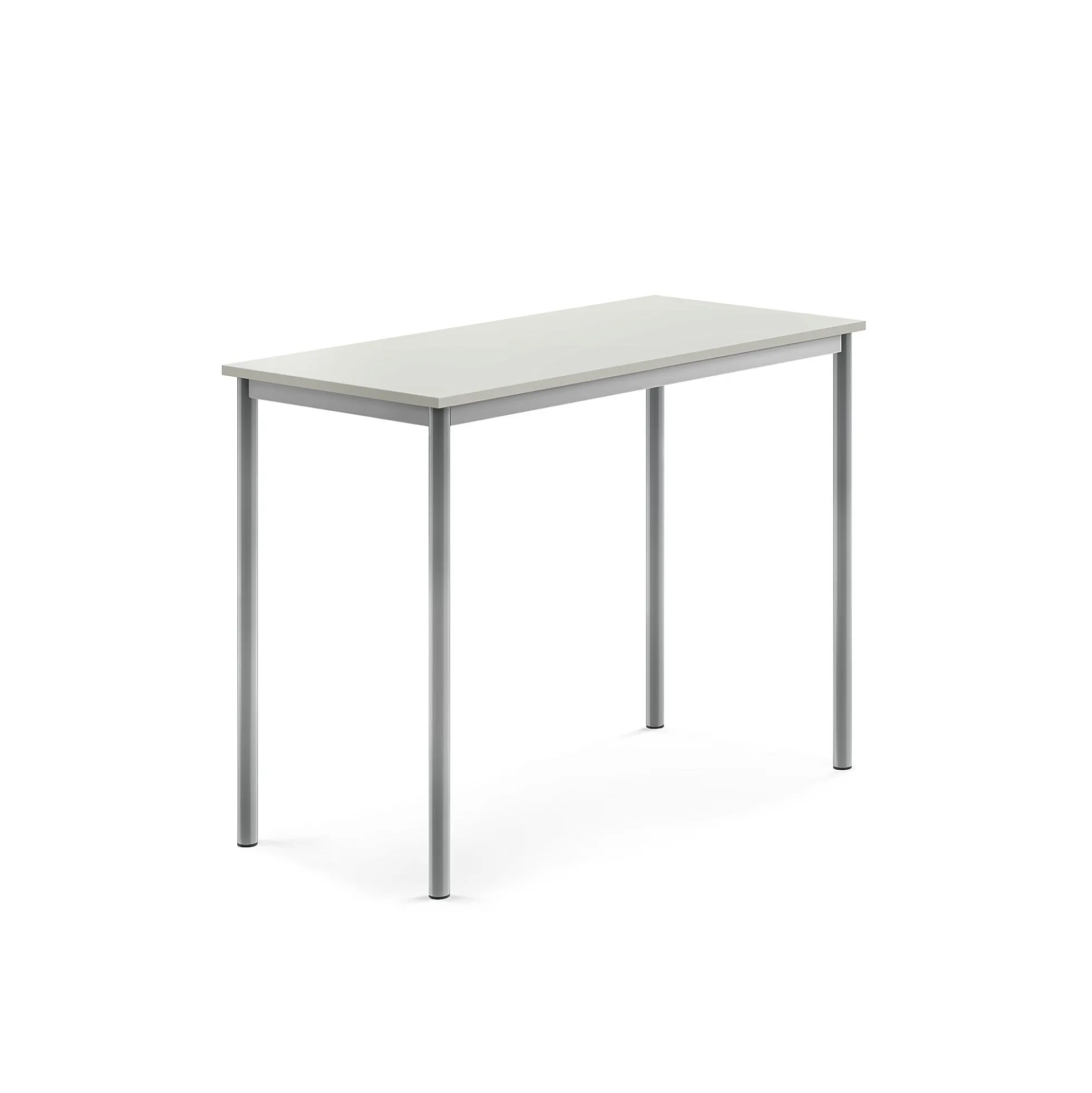 Pöytä BORÅS Korkeapainelaminaatti HPL, 1200x600x900 mm, harmaa, hopeanharmaa