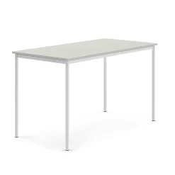Pöytä BORÅS Korkeapainelaminaatti HPL, 1600x800x900 mm, harmaa, valkoinen