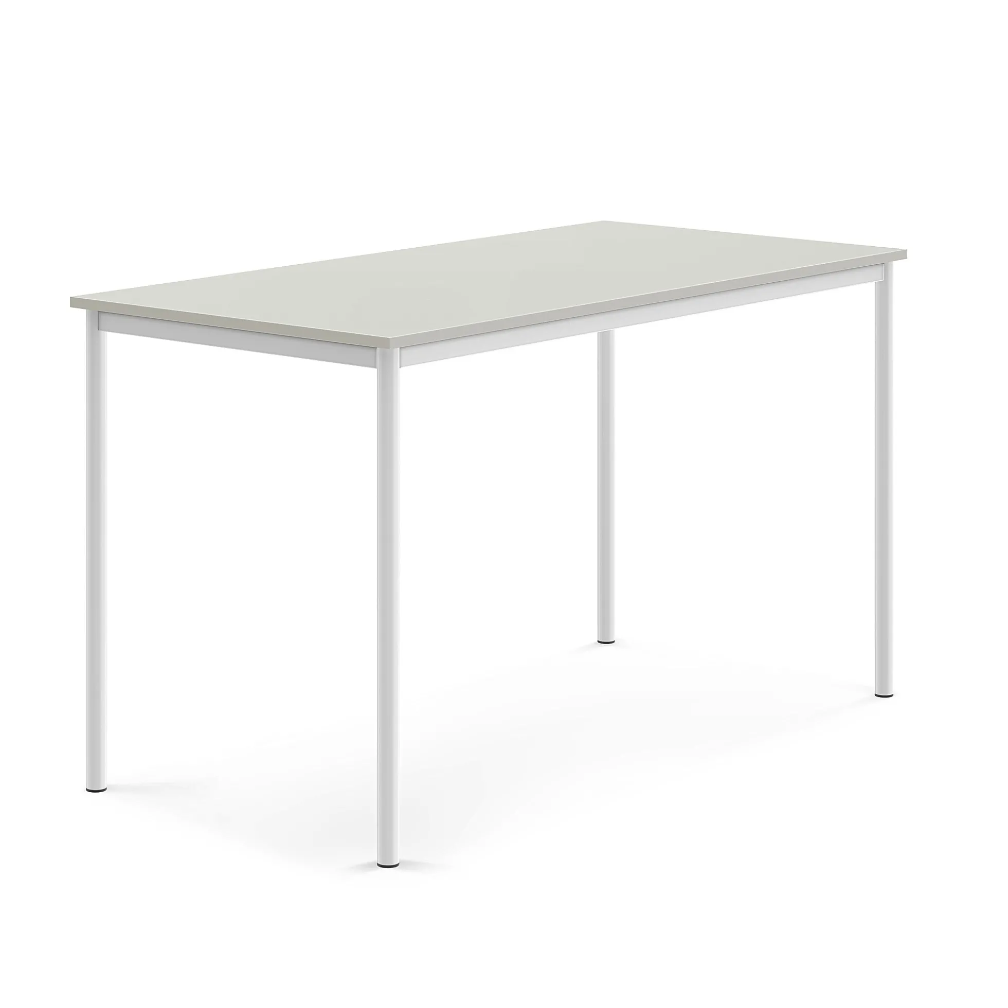 Pöytä BORÅS Korkeapainelaminaatti HPL, 1600x800x900 mm, harmaa, valkoinen
