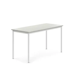 Pöytä BORÅS Korkeapainelaminaatti HPL, 1400x600x720 mm, harmaa, valkoinen