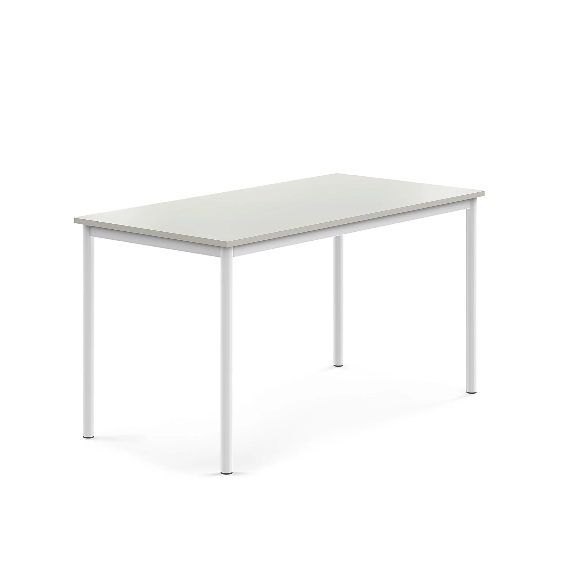 Pöytä BORÅS Korkeapainelaminaatti HPL, 1400x700x720 mm, harmaa, valkoinen