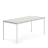 Pöytä BORÅS Korkeapainelaminaatti HPL, 1800x800x720 mm, harmaa, valkoinen