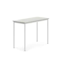 Pöytä BORÅS Korkeapainelaminaatti HPL, 1200x600x900 mm, harmaa, valkoinen