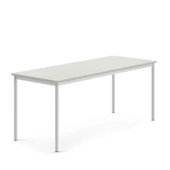 Pöytä BORÅS Korkeapainelaminaatti HPL, 1800x700x720 mm, harmaa, valkoinen