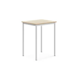 Pöytä BORÅS Korkeapainelaminaatti HPL, 700x600x900 mm, koivu, valkoinen