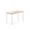 Pöytä BORÅS Korkeapainelaminaatti HPL, 1200x600x720 mm, koivu, valkoinen