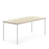 Pöytä BORÅS Korkeapainelaminaatti HPL, 1800x800x720 mm, koivu, valkoinen