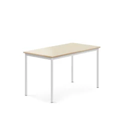 Pöytä BORÅS Korkeapainelaminaatti HPL, 1200x700x720 mm, koivu, valkoinen