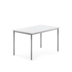 Pöytä BORÅS Korkeapainelaminaatti HPL, 1200x800x720 mm, valkoinen, hopeanharmaa