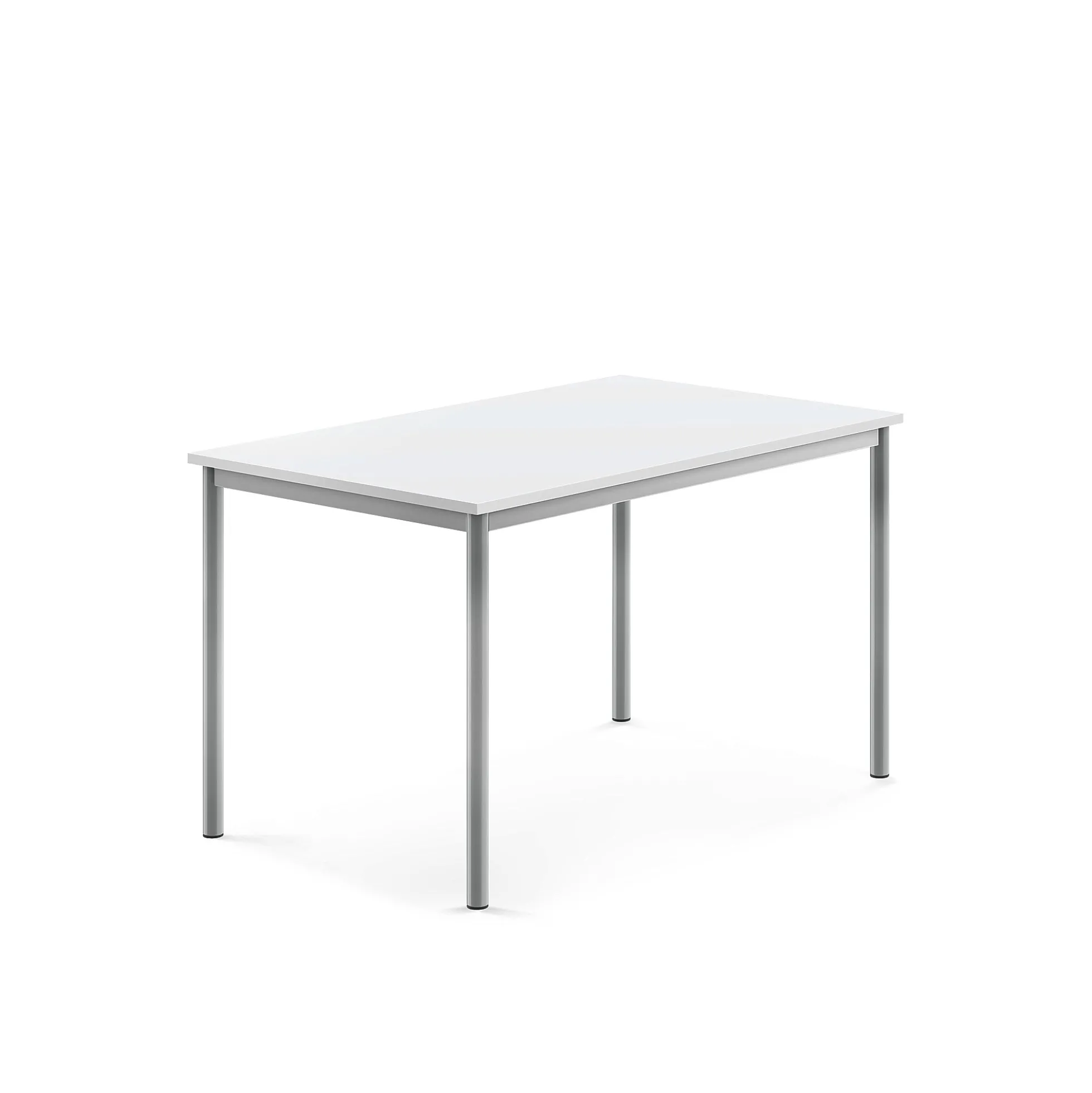 Pöytä BORÅS Korkeapainelaminaatti HPL, 1200x800x720 mm, valkoinen, hopeanharmaa