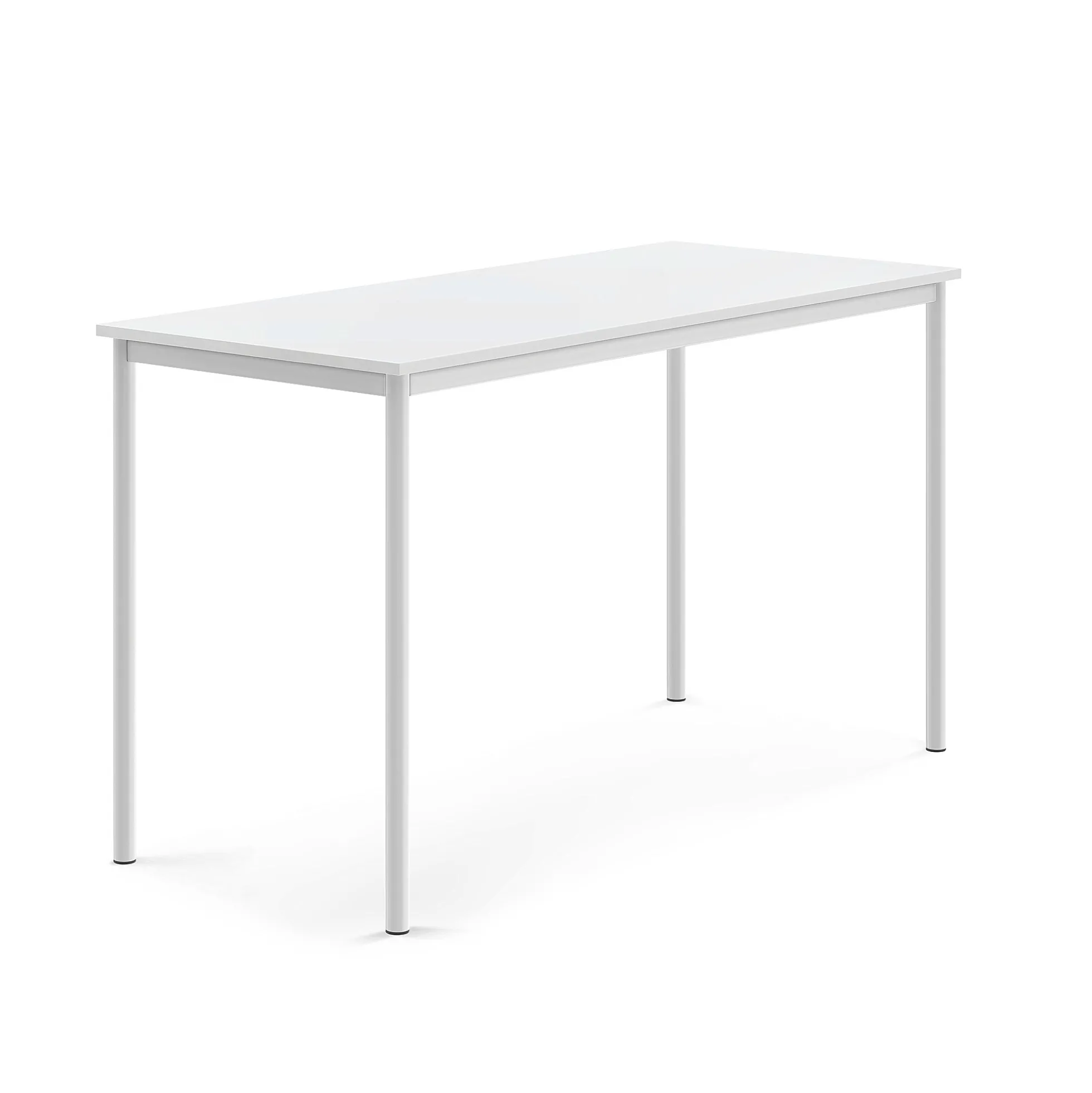 Pöytä BORÅS Korkeapainelaminaatti HPL, 1600x700x900 mm, valkoinen, valkoinen