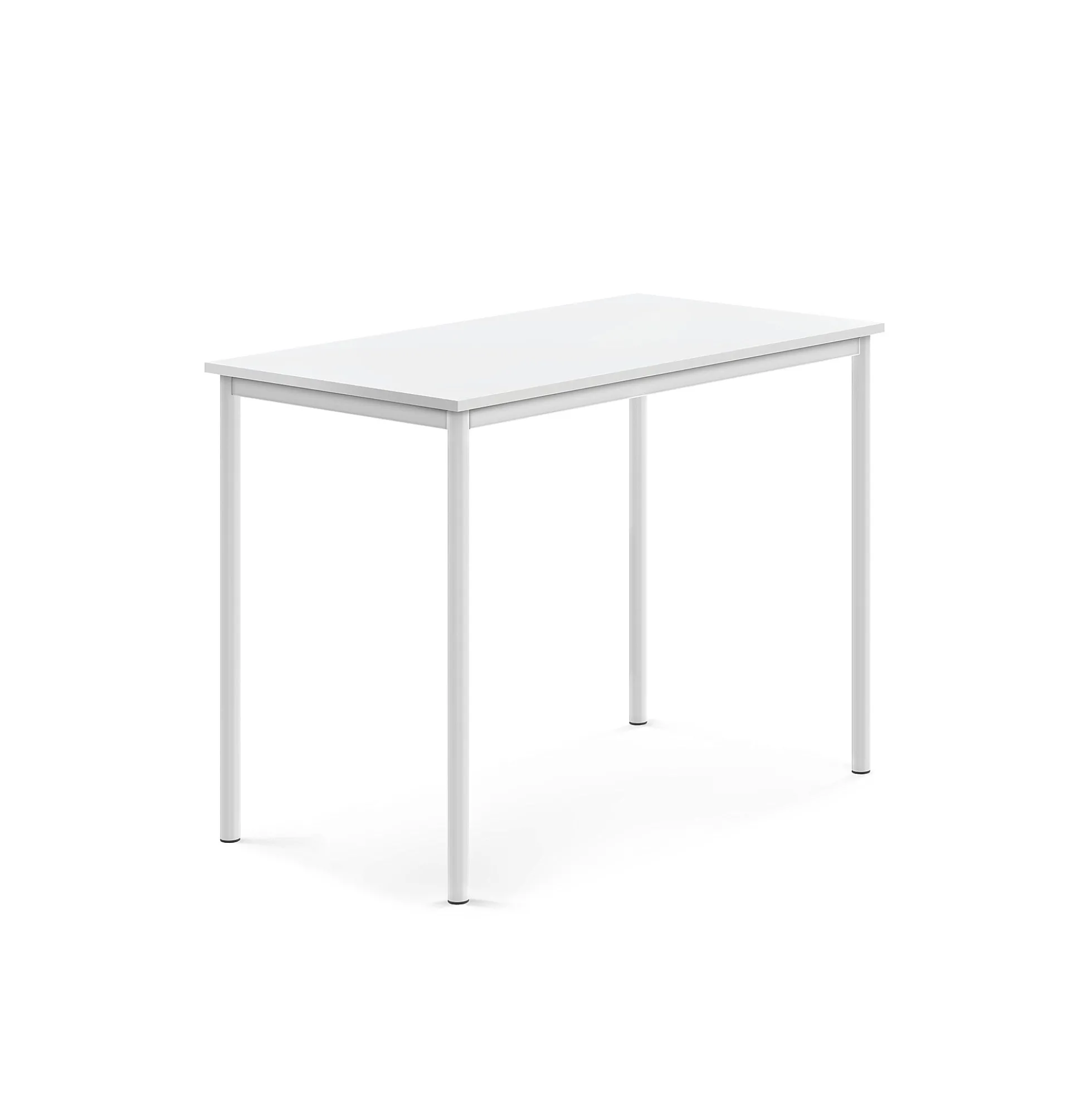 Pöytä BORÅS Korkeapainelaminaatti HPL, 1200x700x900 mm, valkoinen, valkoinen