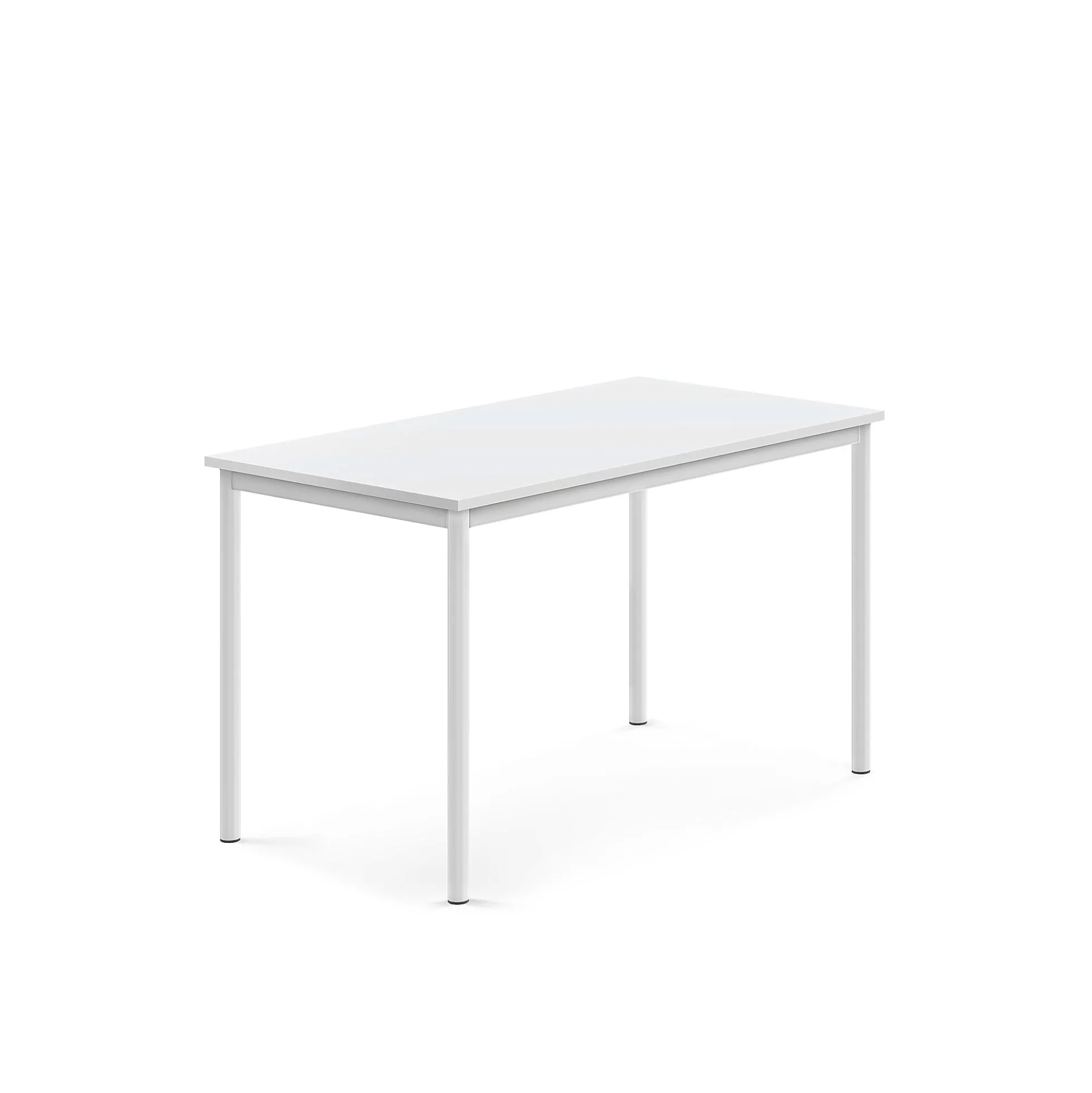 Pöytä BORÅS Korkeapainelaminaatti HPL, 1200x700x720 mm, valkoinen, valkoinen