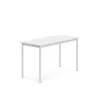 Pöytä BORÅS Korkeapainelaminaatti HPL, 1200x600x720 mm, valkoinen, valkoinen
