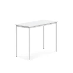 Pöytä BORÅS Korkeapainelaminaatti HPL, 1200x600x900 mm, valkoinen, valkoinen