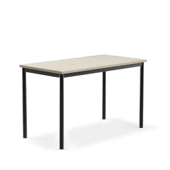Pöytä BORÅS PLUS 1200x600x720 mm, saarnilaminaatti, antrasiitinharmaa
