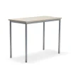Pöytä BORÅS PLUS 1200x600x900 mm, saarnilaminaatti, hopeanharmaa
