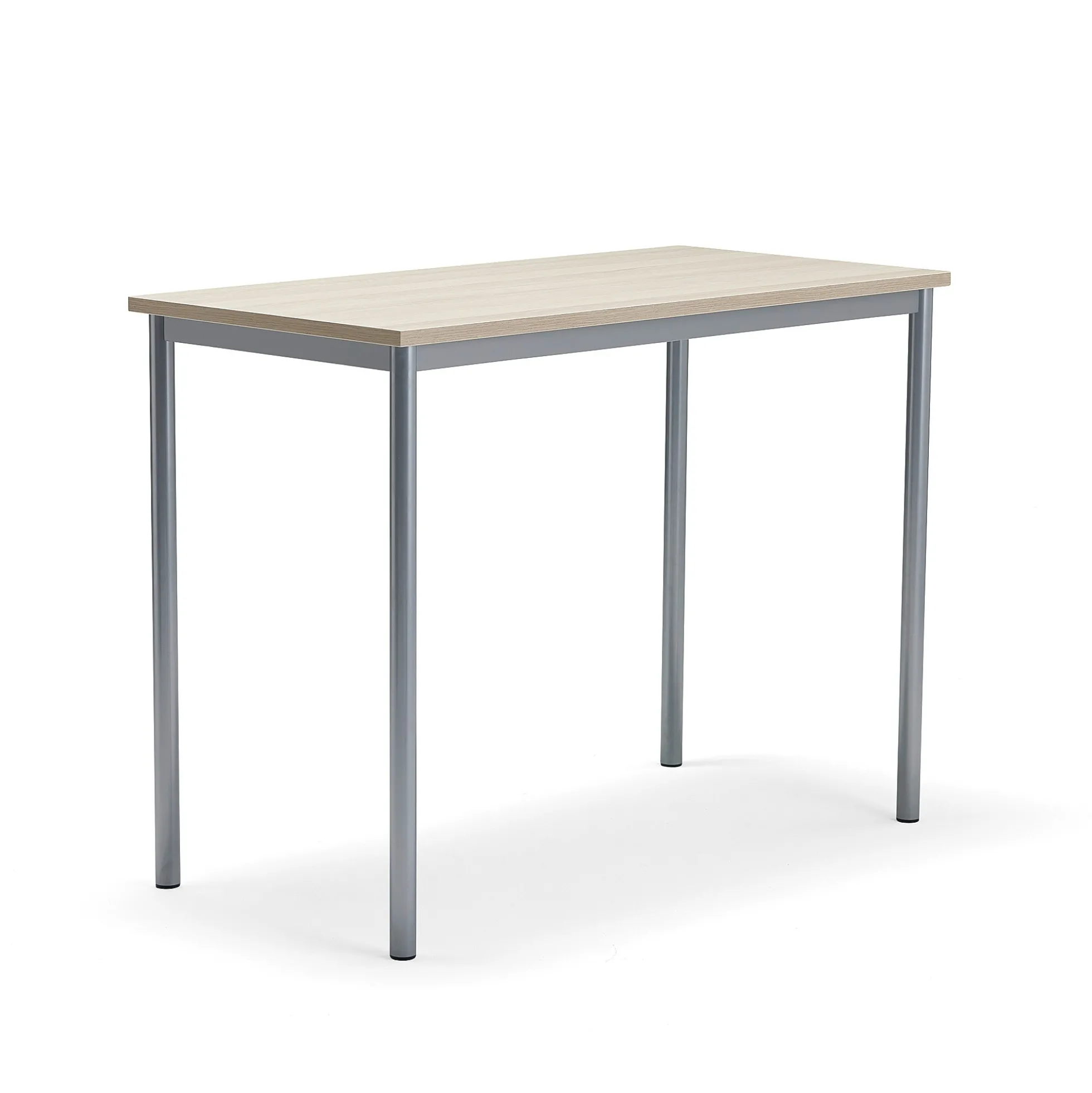 Pöytä BORÅS PLUS 1200x600x900 mm, saarnilaminaatti, hopeanharmaa