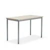 Pöytä BORÅS PLUS 1200x600x760 mm, saarnilaminaatti, hopeanharmaa