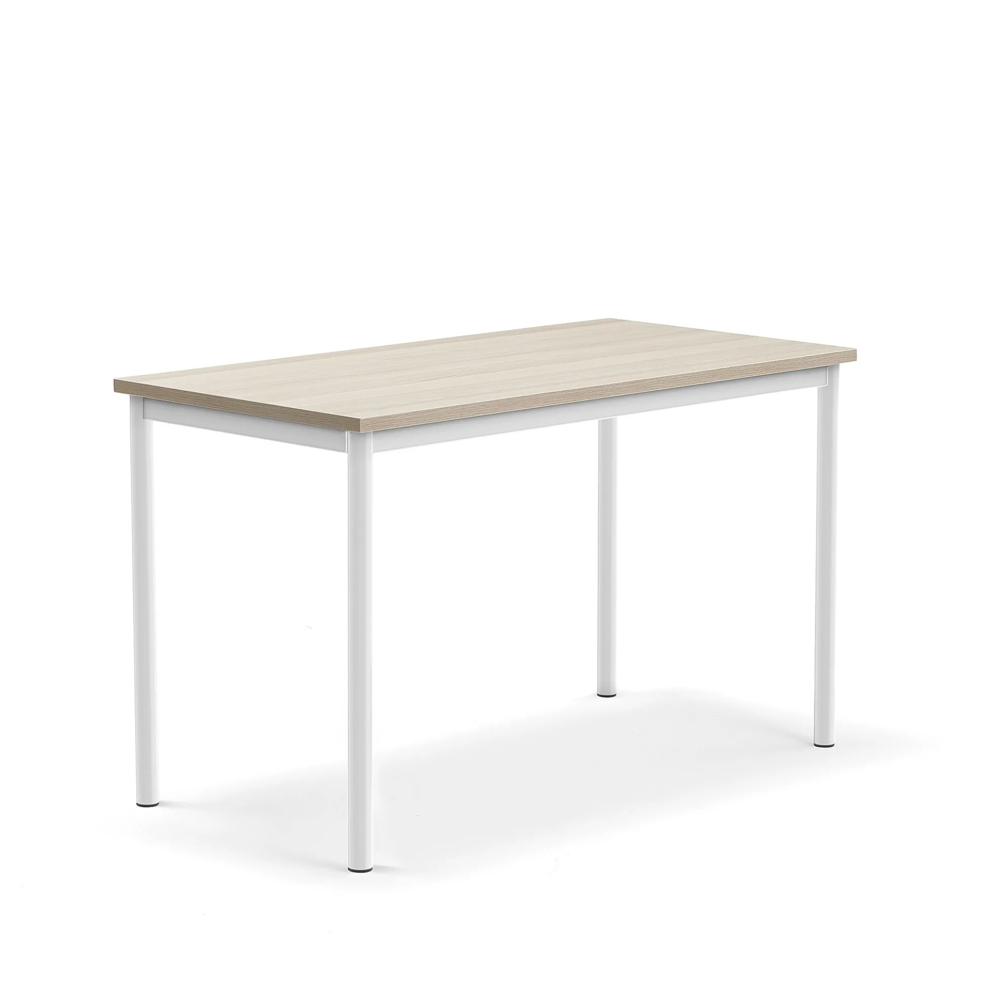 Pöytä BORÅS PLUS 1200x600x720 mm, saarnilaminaatti, valkoinen