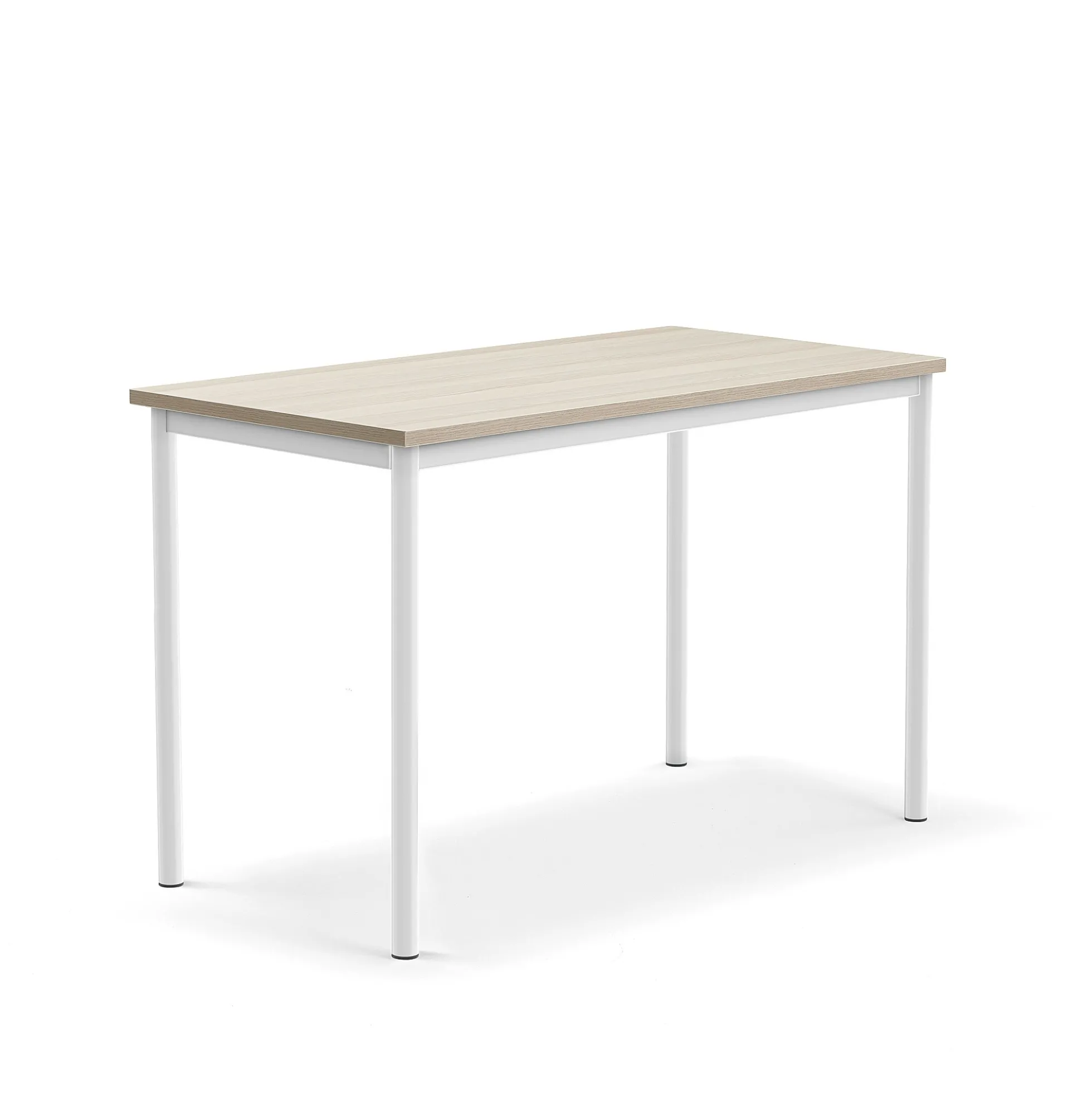 Pöytä BORÅS PLUS 1200x600x760 mm, saarnilaminaatti, valkoinen